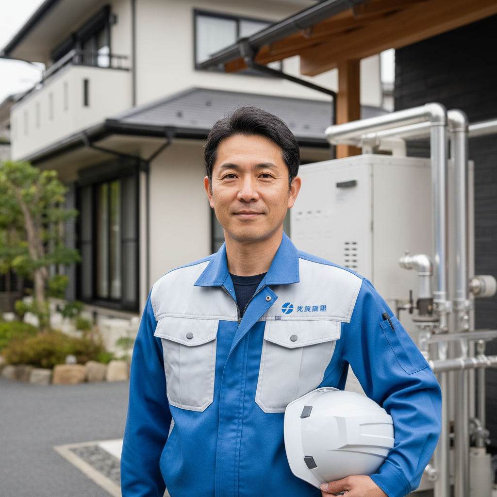 北区の給湯器・ボイラー専門の職人