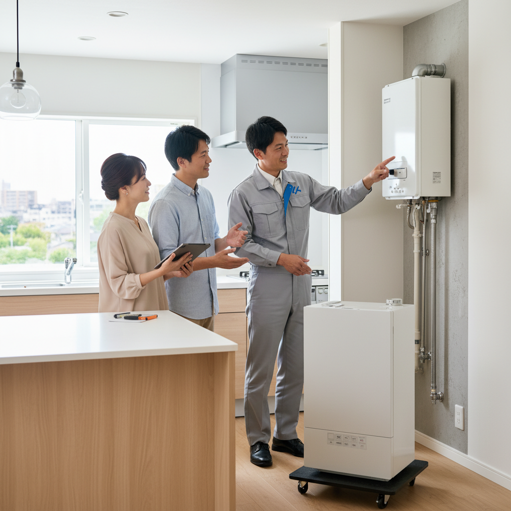 給湯器の交換はどこに頼めばいいですか？に関する画像