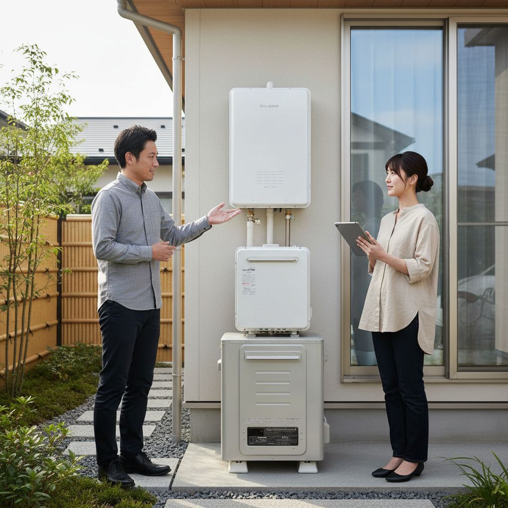 龍ケ崎市で給湯器交換を検討する際の重要ポイントに関する画像