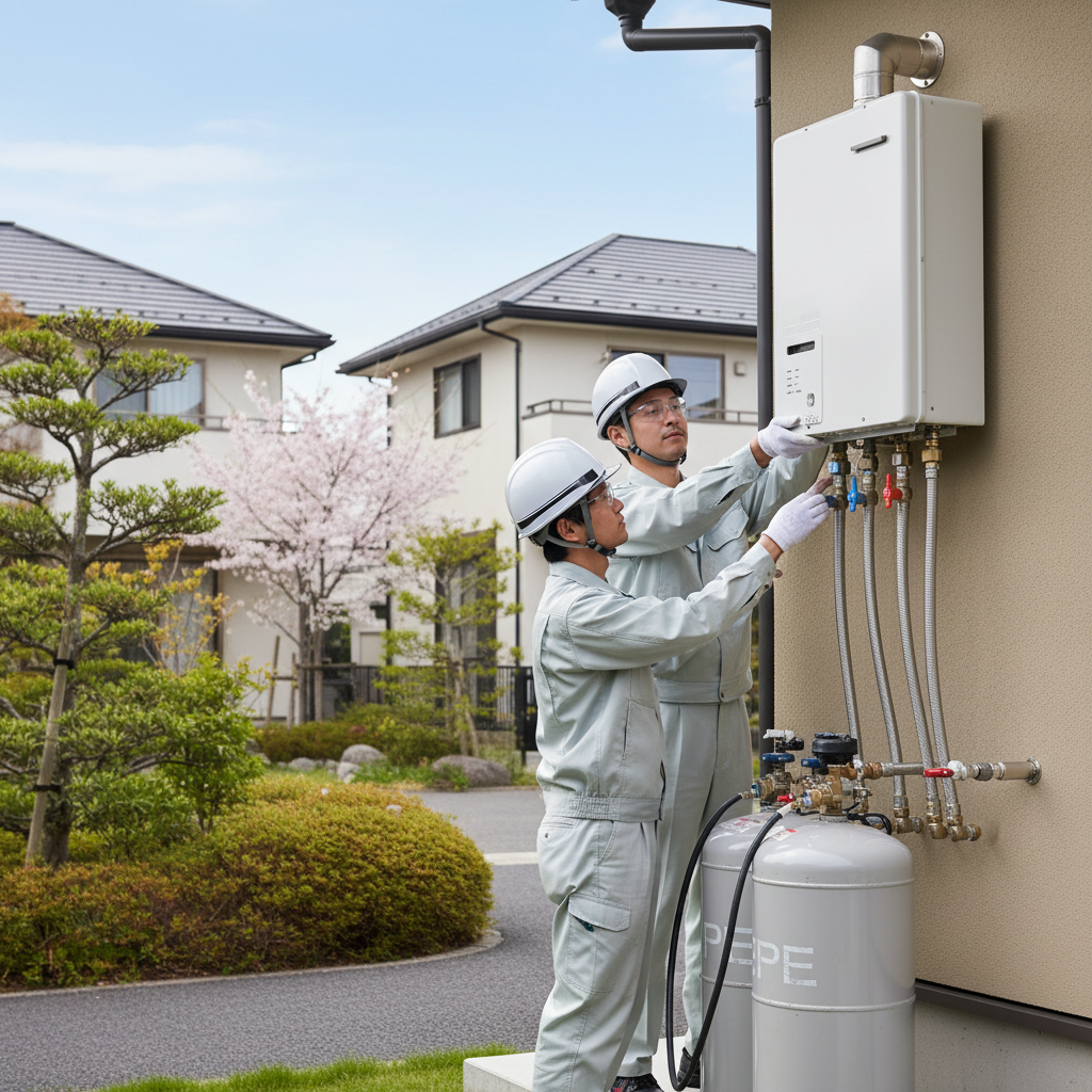 プロパン ガス給湯器交換費用に関する画像