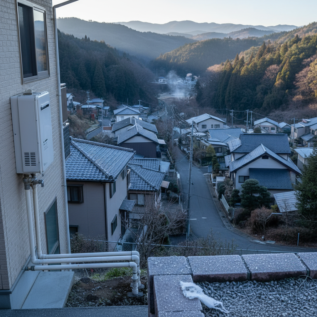 横浜市緑区の地域特性と給湯器トラブルの傾向に関する画像
