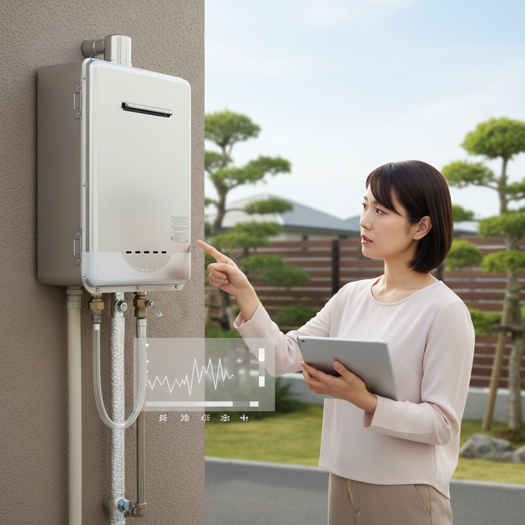 給湯器の寿命と交換時期の目安に関する画像