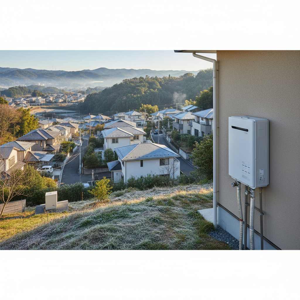 横浜市青葉区の気候特性と給湯器選びのポイントに関する画像