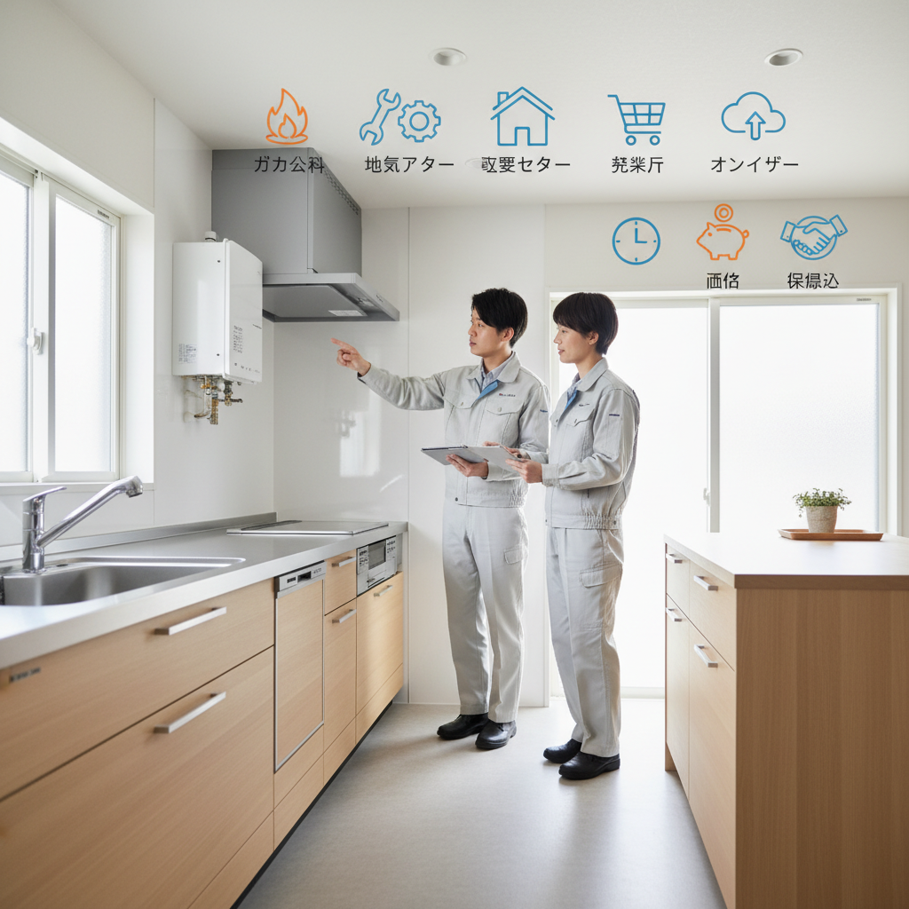 給湯器交換はどこに頼むべき？業者タイプ別の特徴に関する画像