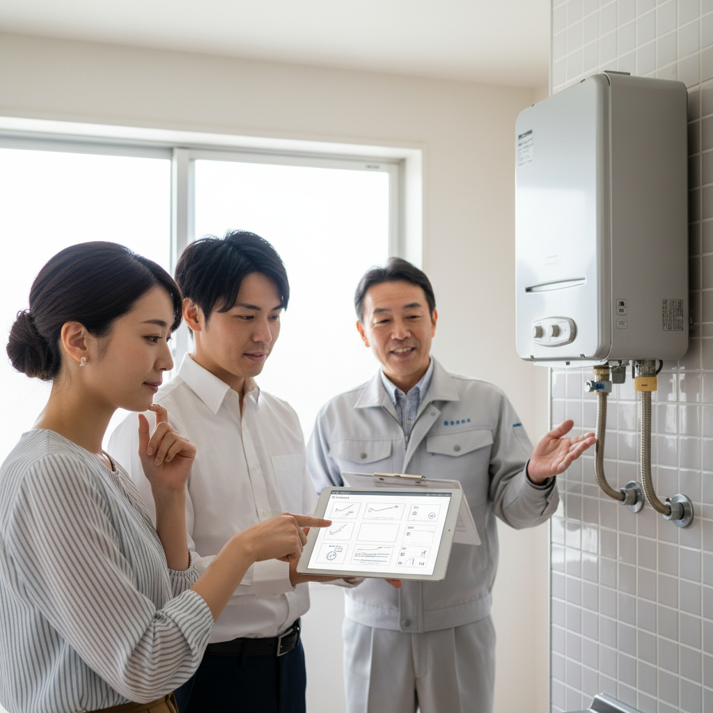 給湯器交換横浜評判を見極めるためのチェックリストに関する画像