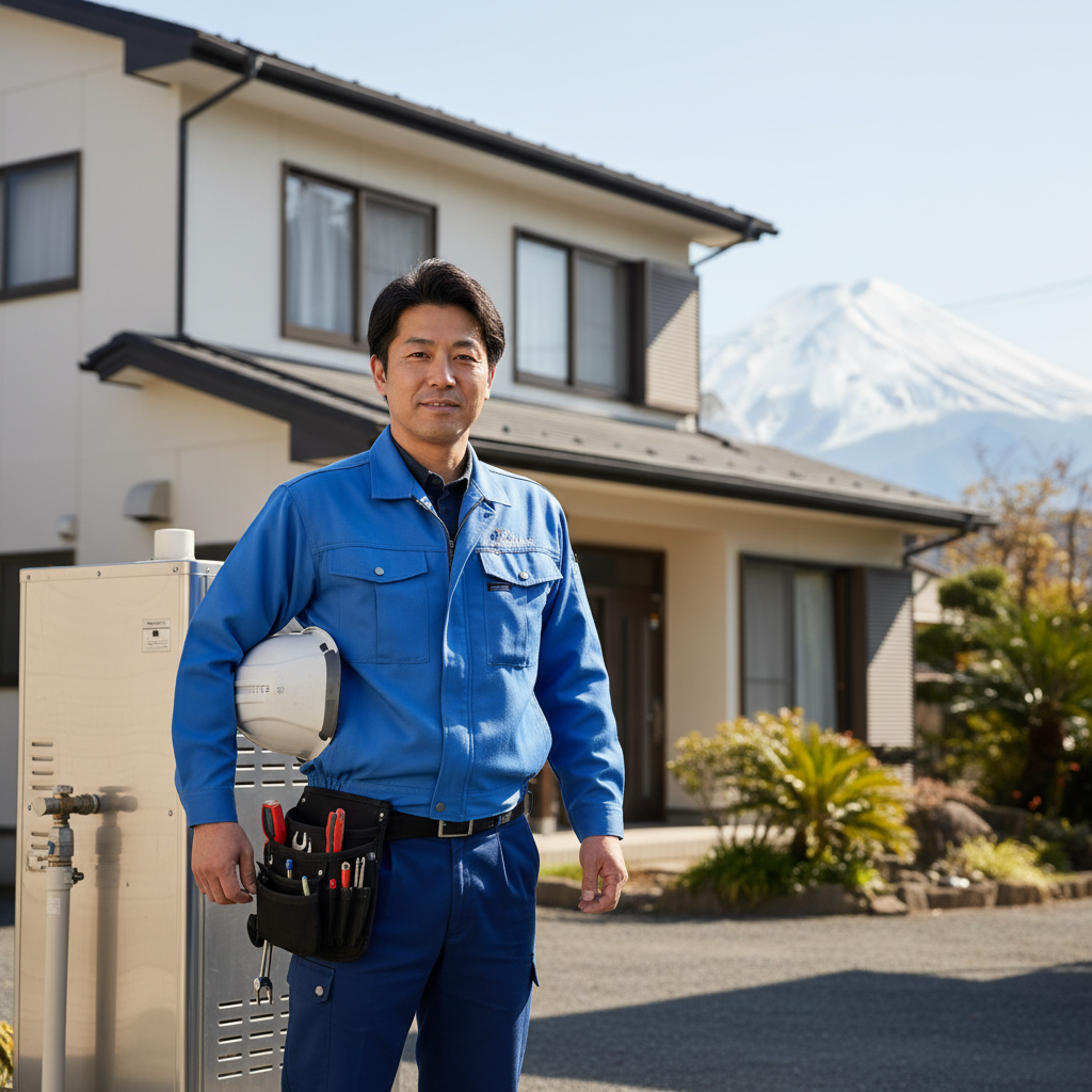 川崎の給湯器・ボイラー専門の職人