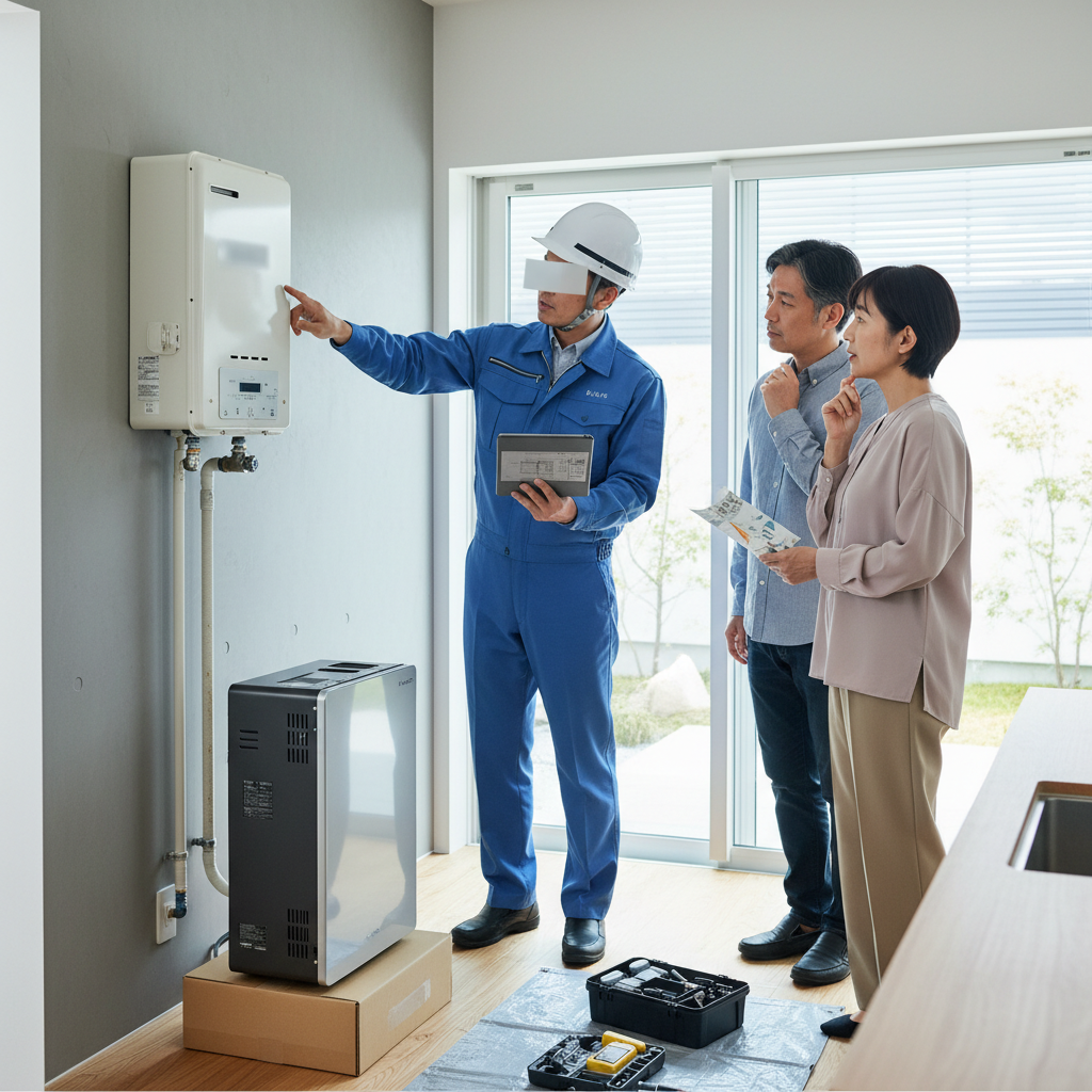 給湯器修理 交換の判断基準に関する画像