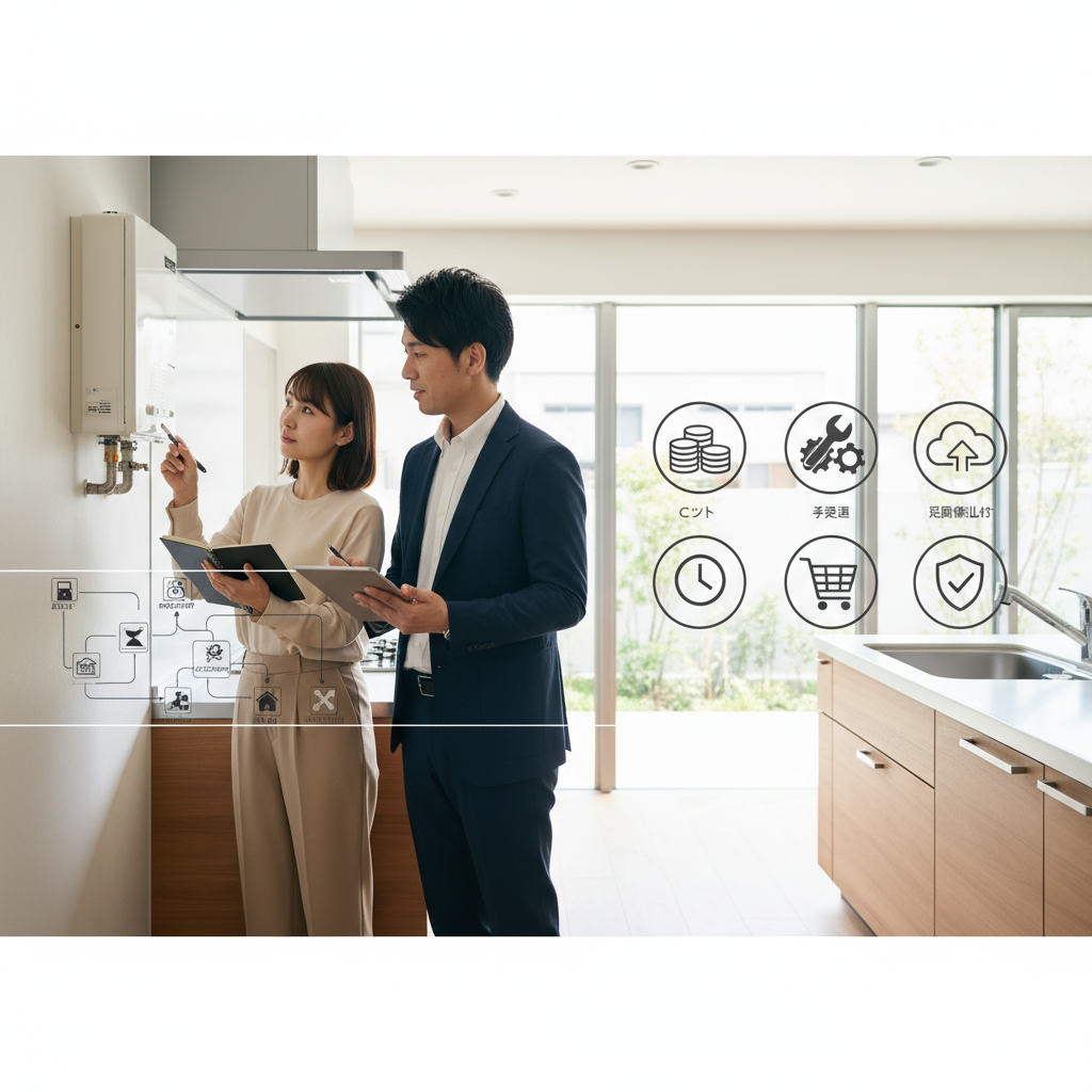 給湯器を交換する時どこに頼めばいいですか？に関する画像