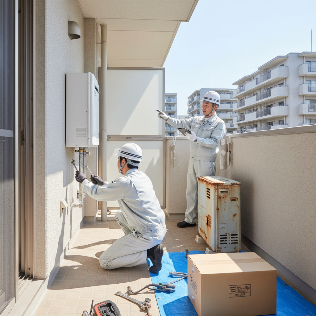 川崎市川崎区 給湯器交換の費用相場と工事期間の目安に関する画像