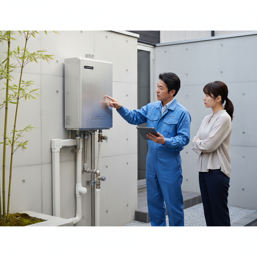 給湯器の寿命と交換時期の目安に関する画像