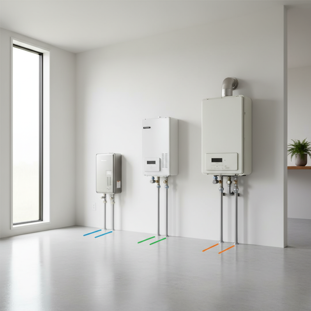 号数や機能による価格の違いに関する画像