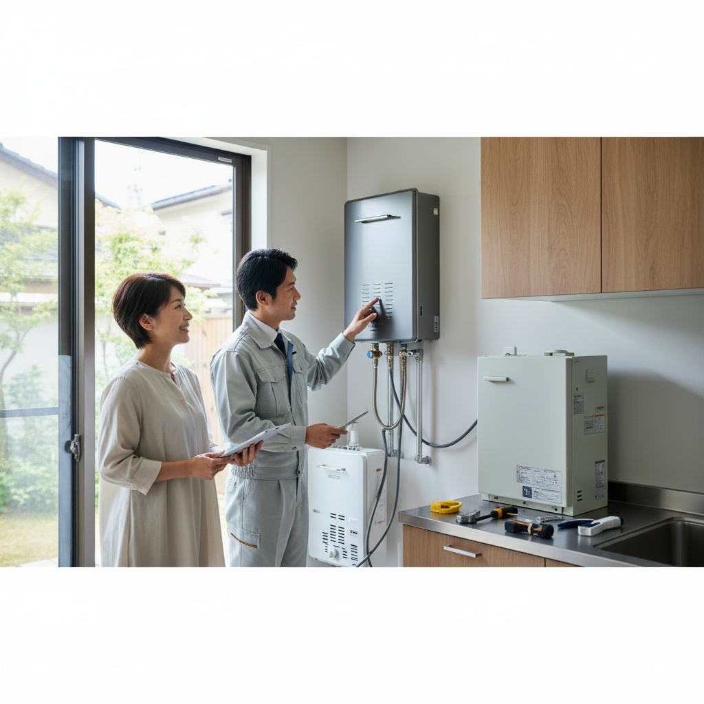 給湯器の交換はどこに頼めばいいですか？に関する画像