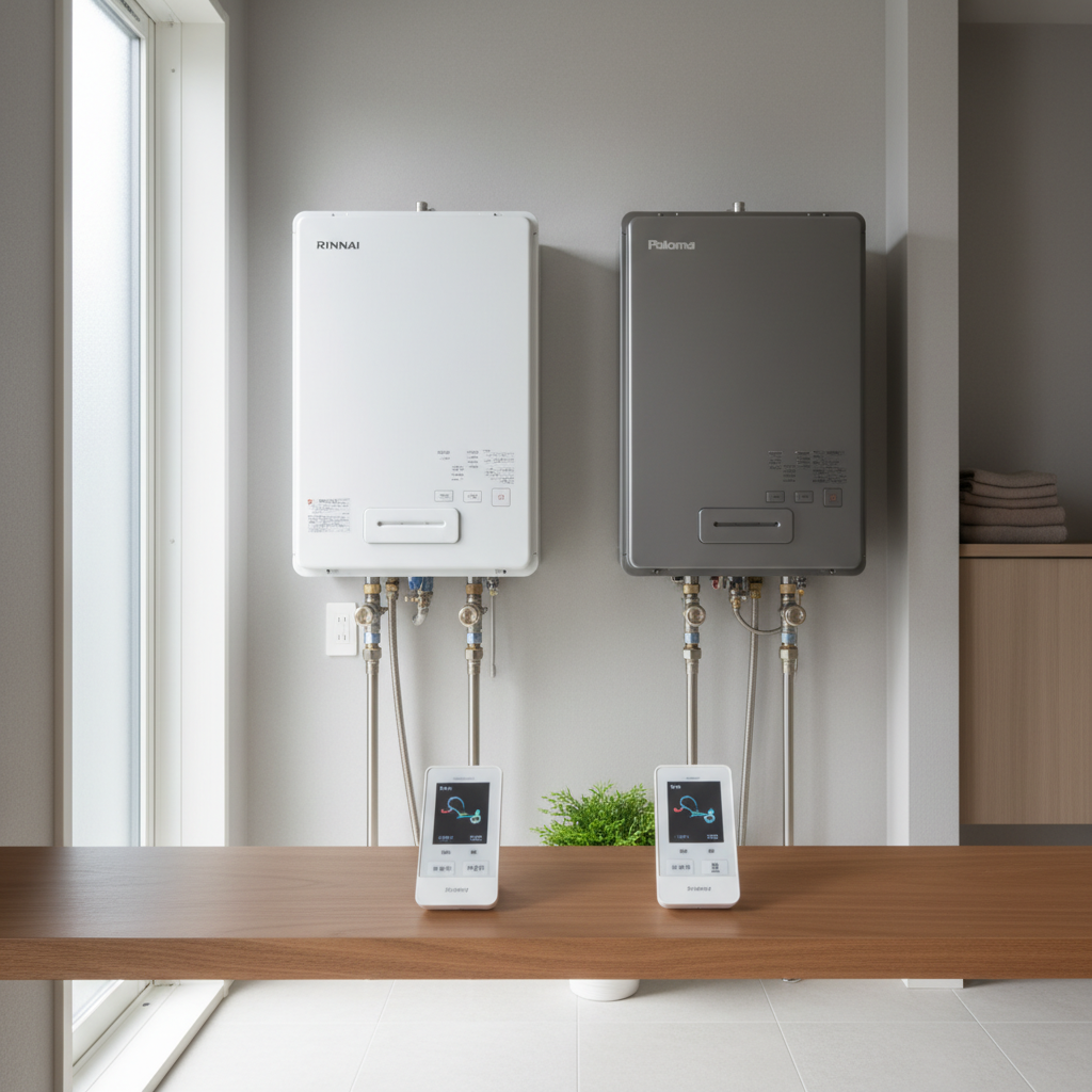 給湯器はリンナイとパロマどっちがいい？に関する画像
