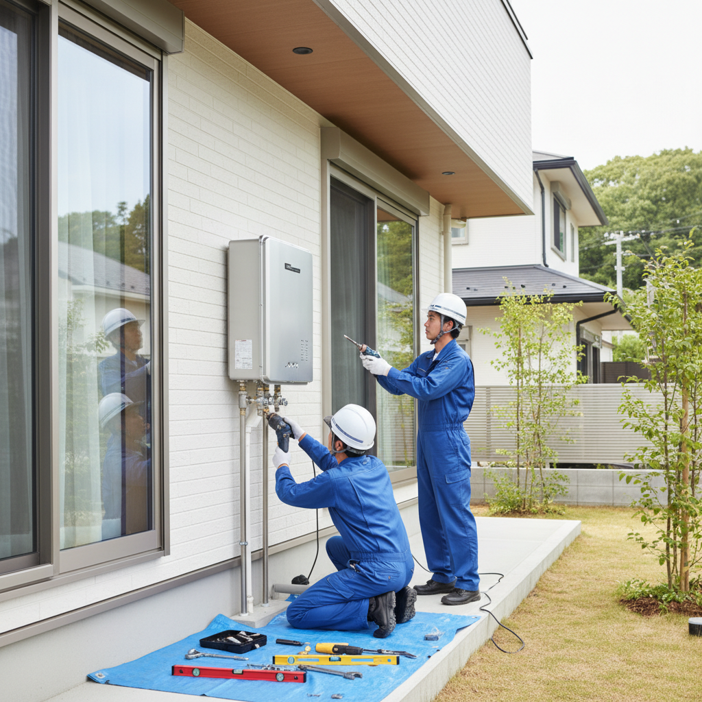 川崎市宮前区での給湯器交換における重要ポイントに関する画像