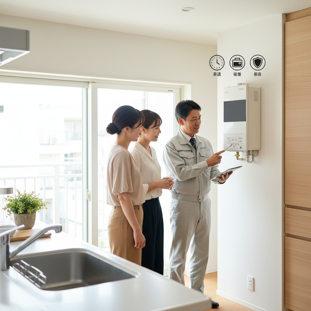 給湯器の交換はどこで頼めばいいですか？失敗しない依頼先に関する画像