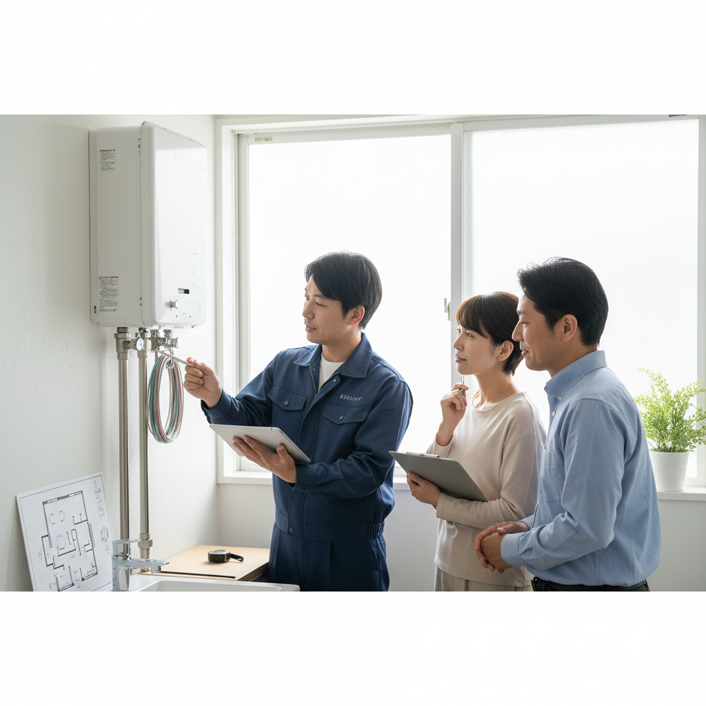 給湯器交換の平均費用はいくらですか？に関する画像