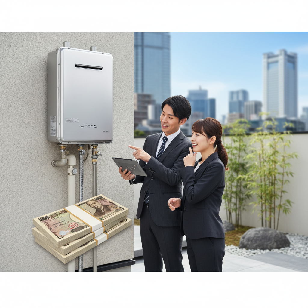 給湯器の補助金は15万円ですか？に関する画像