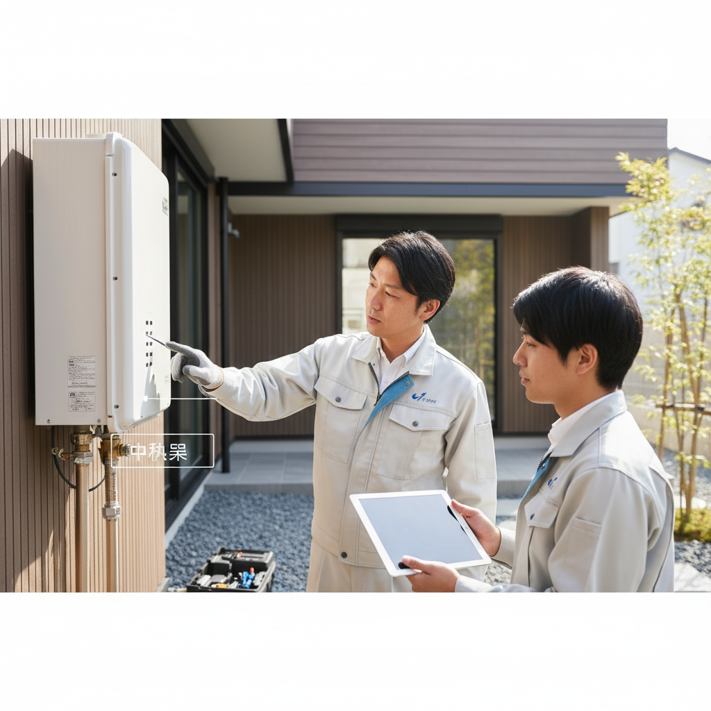 給湯器 中 和 器交換 どこに 頼むべきかに関する画像