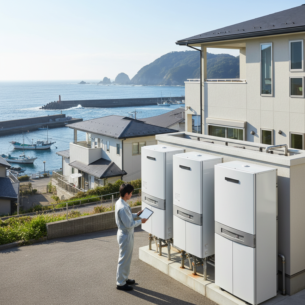 海沿い地域の塩害対策と機種選びに関する画像
