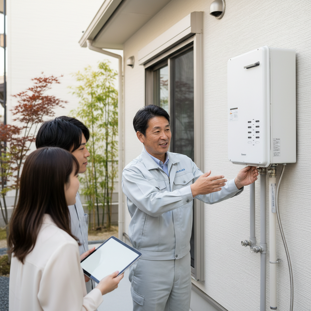 給湯器を交換する時どこに頼めばいいですか？に関する画像