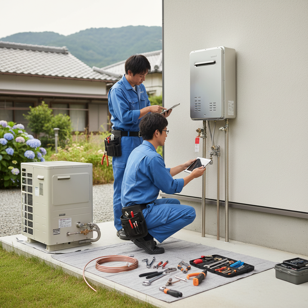 小美玉市における給湯器交換の費用相場と内訳に関する画像