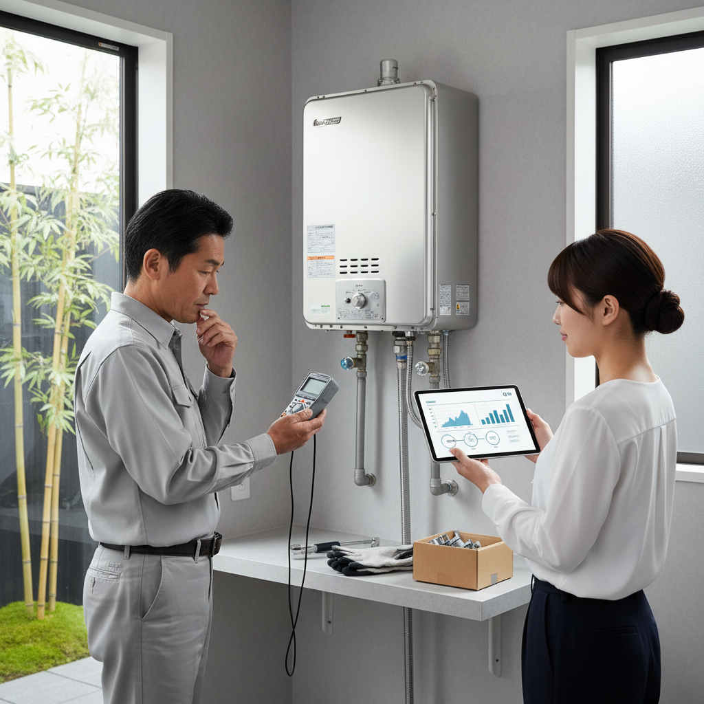 給湯器 故障 修理か交換かの見極めポイントに関する画像