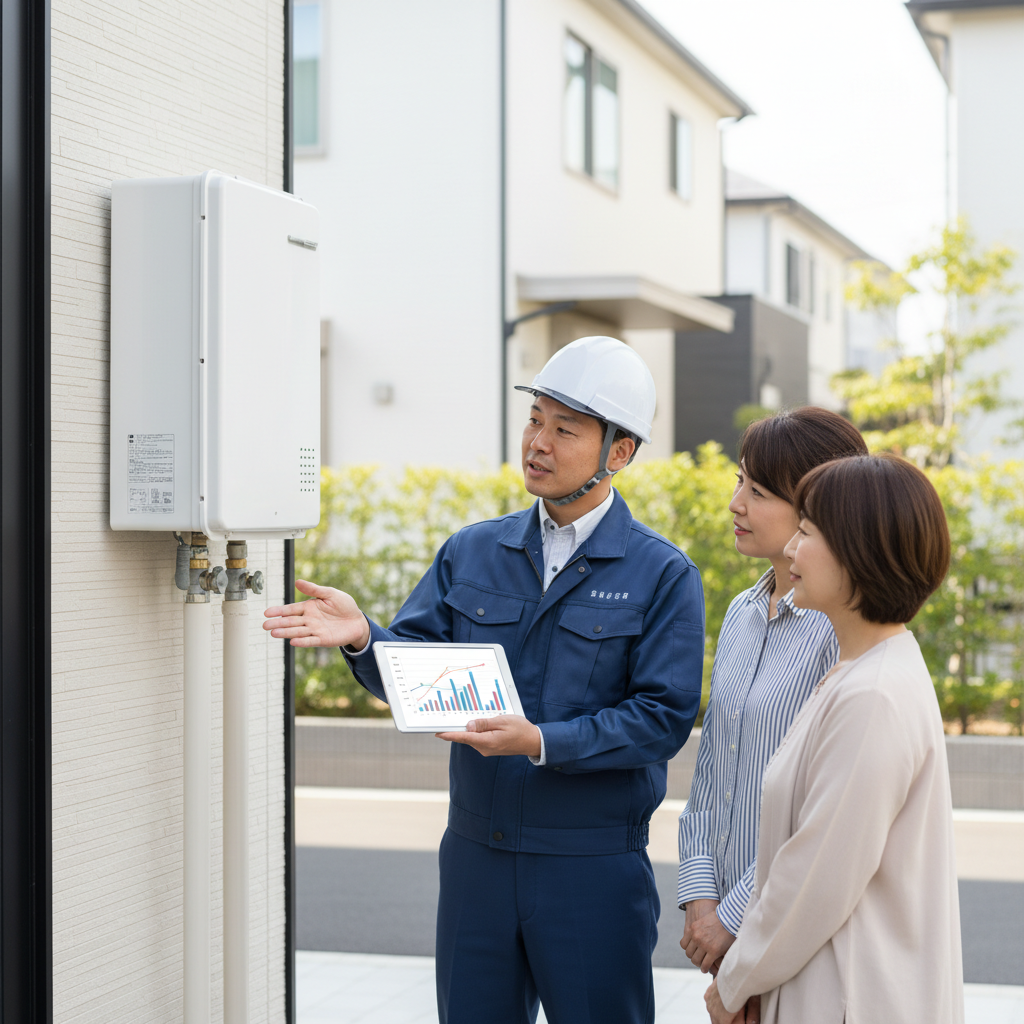 給湯器交換の平均費用はいくらですか？に関する画像