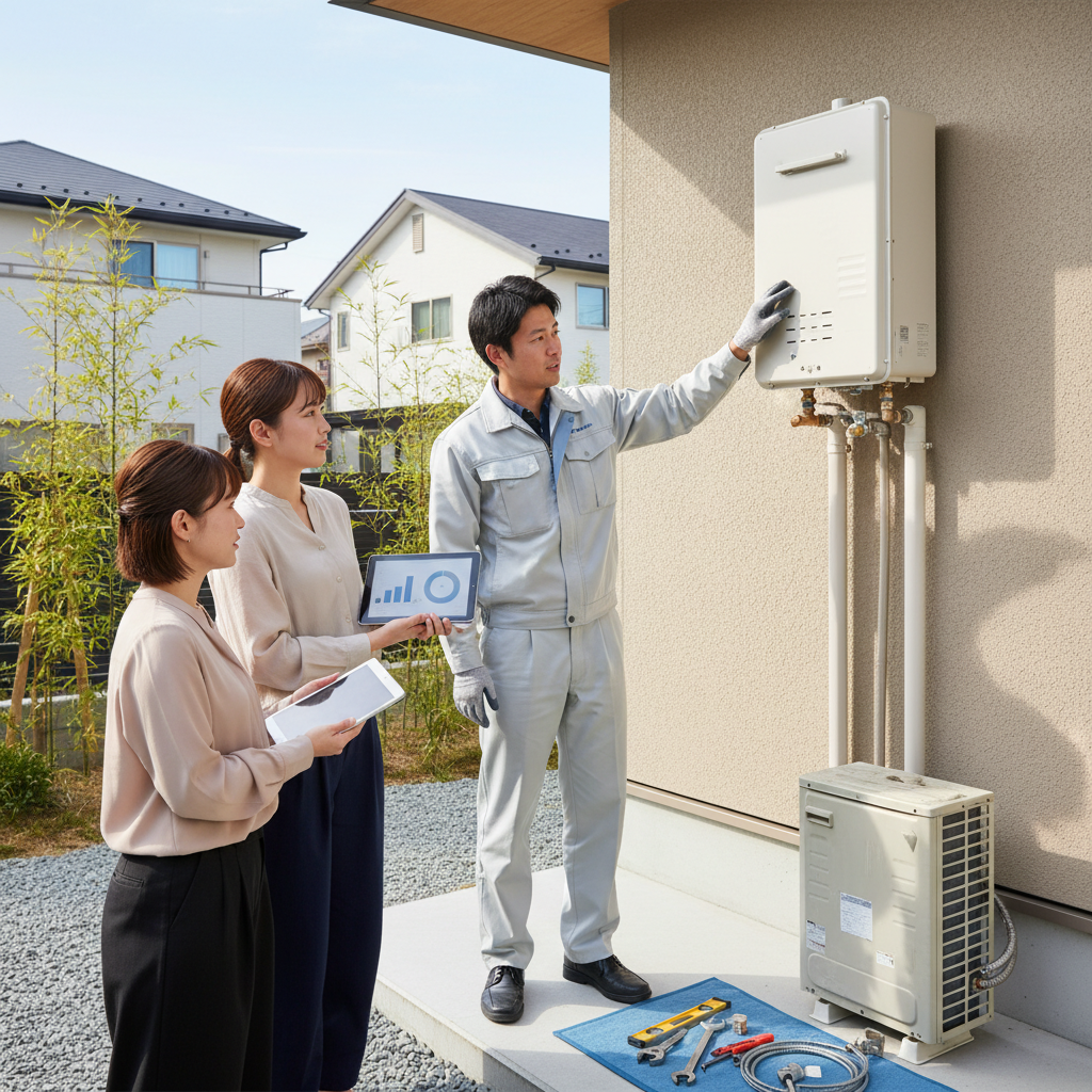 給湯器交換の平均費用はいくらですか？に関する画像