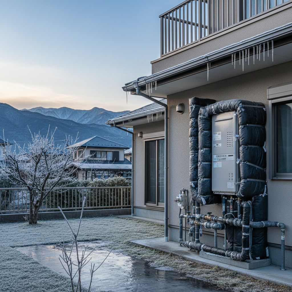 冬場の凍結リスクと適切な設置環境についてに関する画像