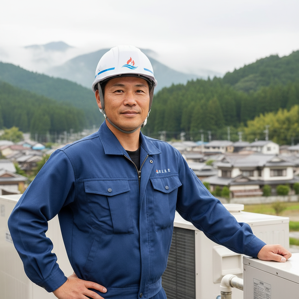 新潟の給湯器・ボイラー専門の職人