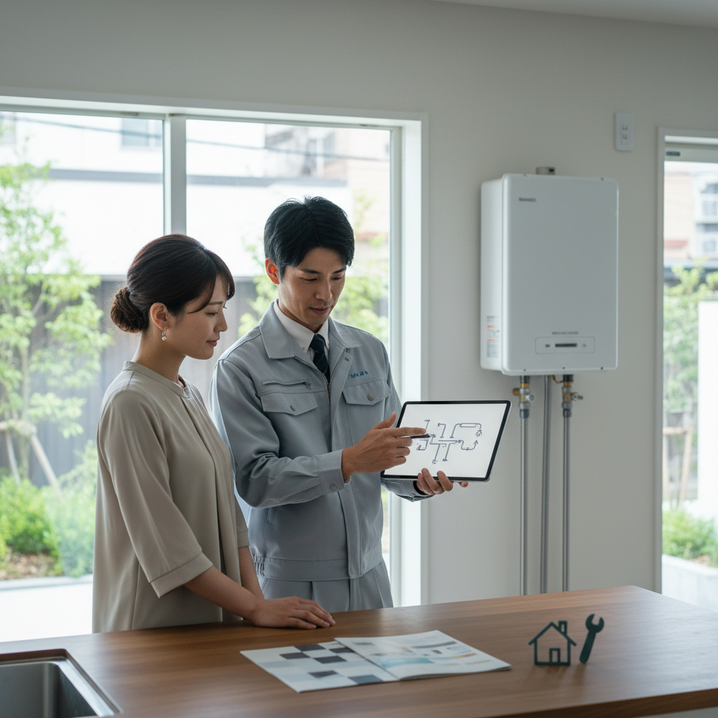 給湯器の交換はどこに頼めばいいですか？に関する画像