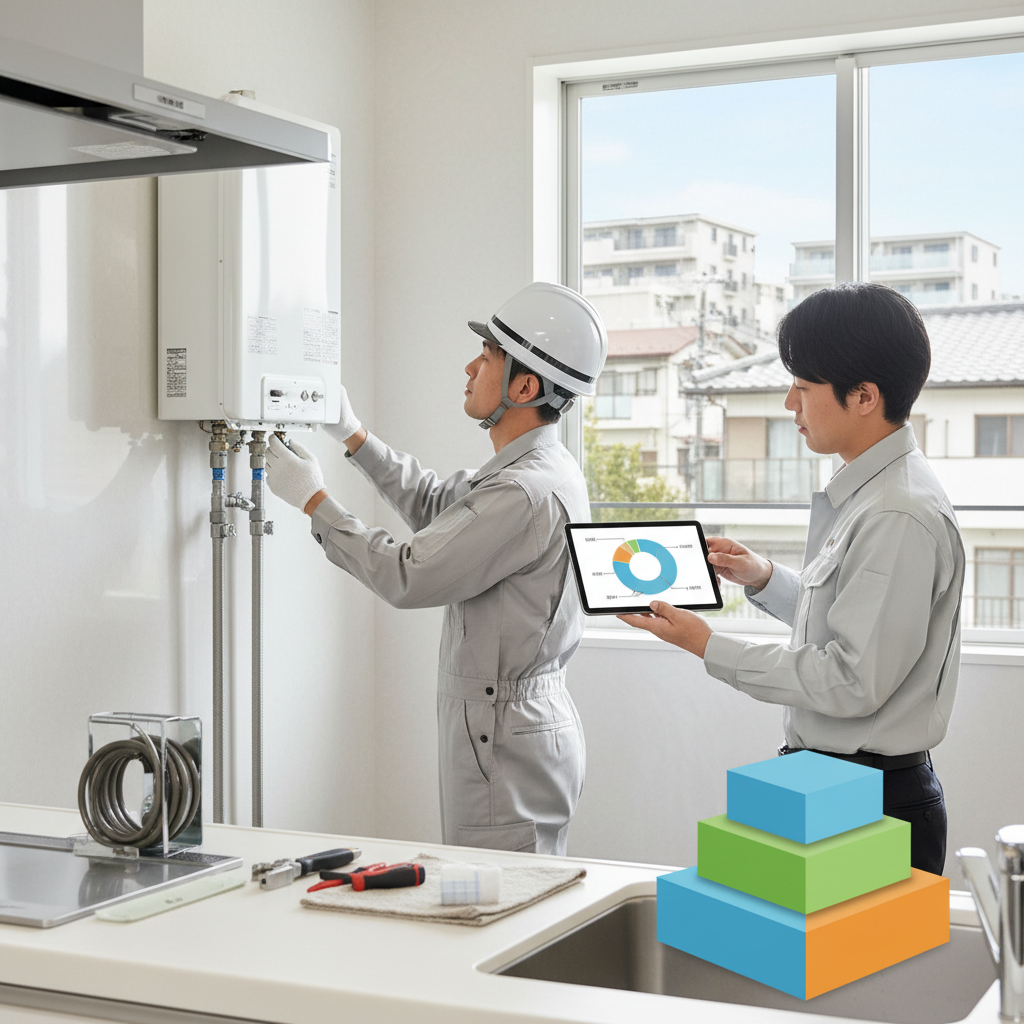 給湯器交換の平均費用はいくらですか？相場と内訳を解説に関する画像