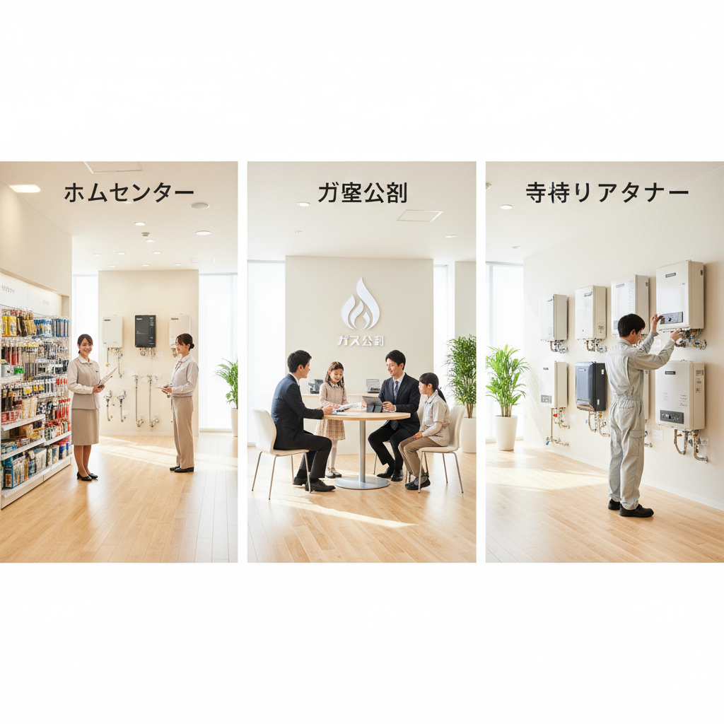 コメリや北陸ガス、新潟給湯器直販センターの評判と特徴に関する画像