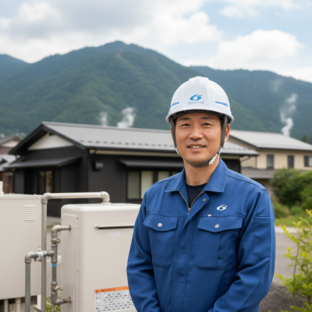新潟の給湯器・ボイラー専門の職人