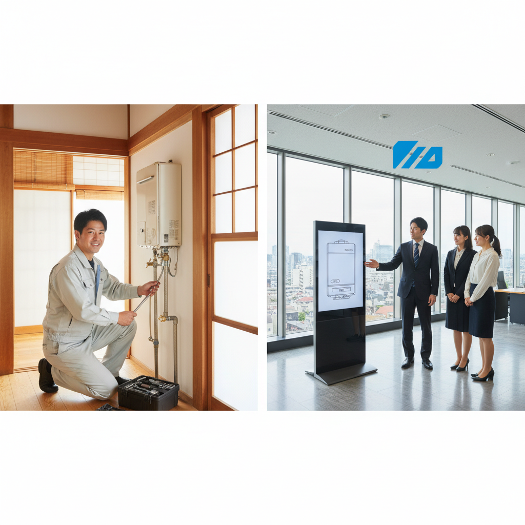 地元業者と大手業者の違いに関する画像