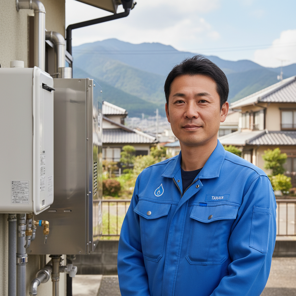 新潟の給湯器・ボイラー専門の職人