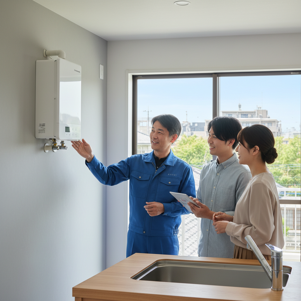 給湯器交換専門 エネクト 長岡市 レビューやスマイル 給湯 器の評判についてに関する画像