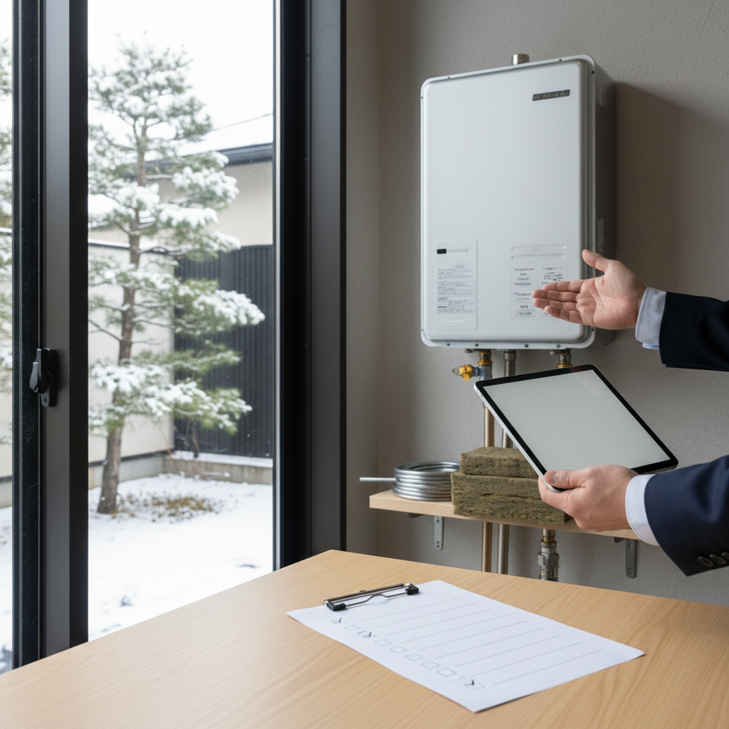 柏崎市での給湯器交換を成功させるチェックリストに関する画像