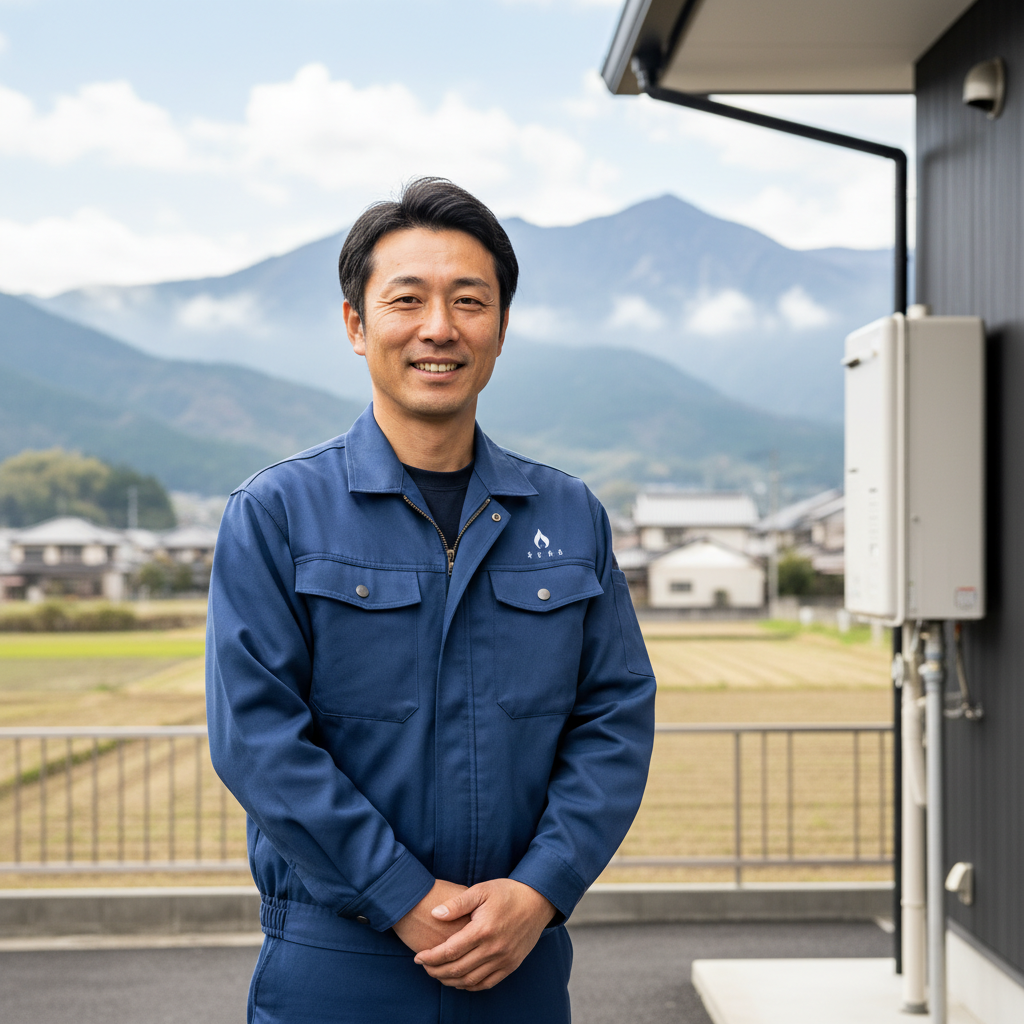 新潟の給湯器・ボイラー専門の職人