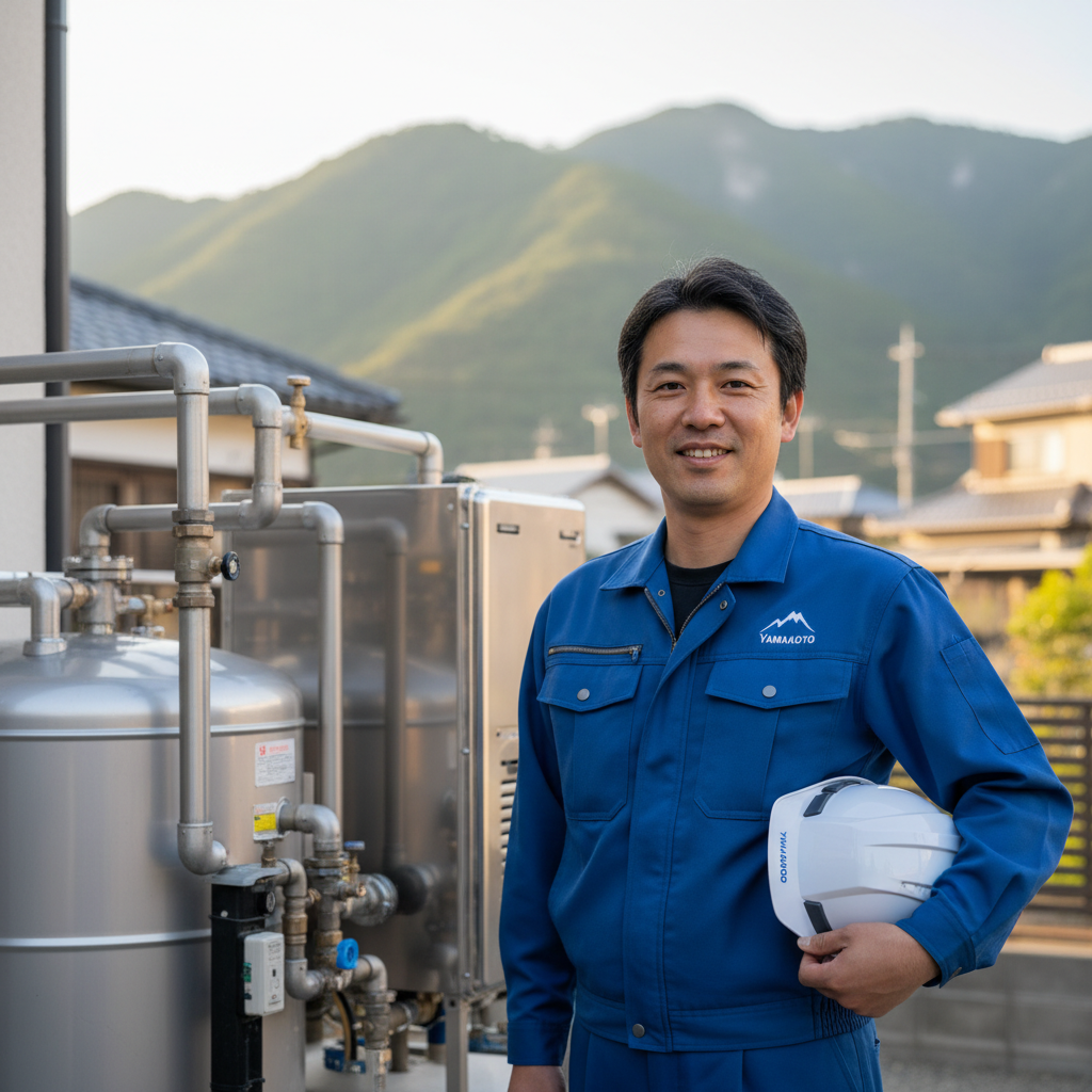 新潟の給湯器・ボイラー専門の職人