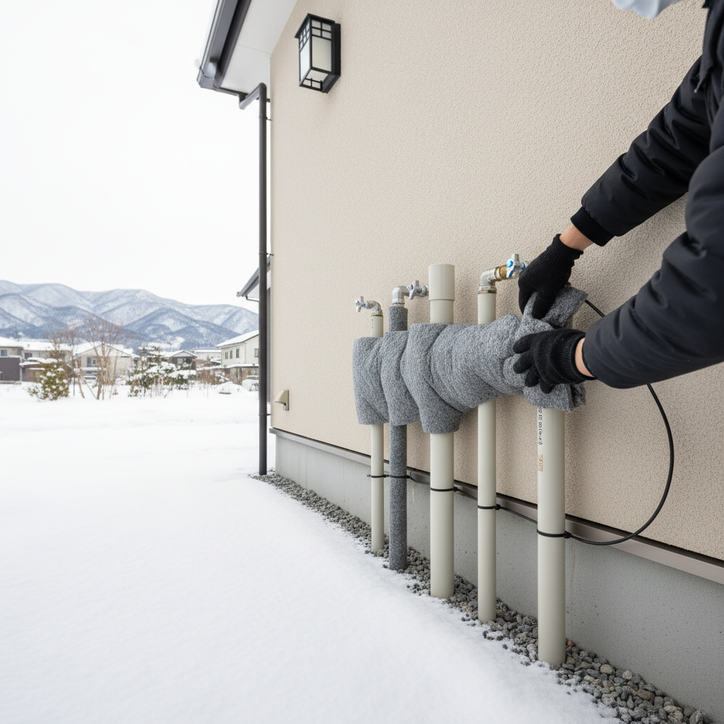 凍結トラブルを防ぐ施工とメンテナンスに関する画像