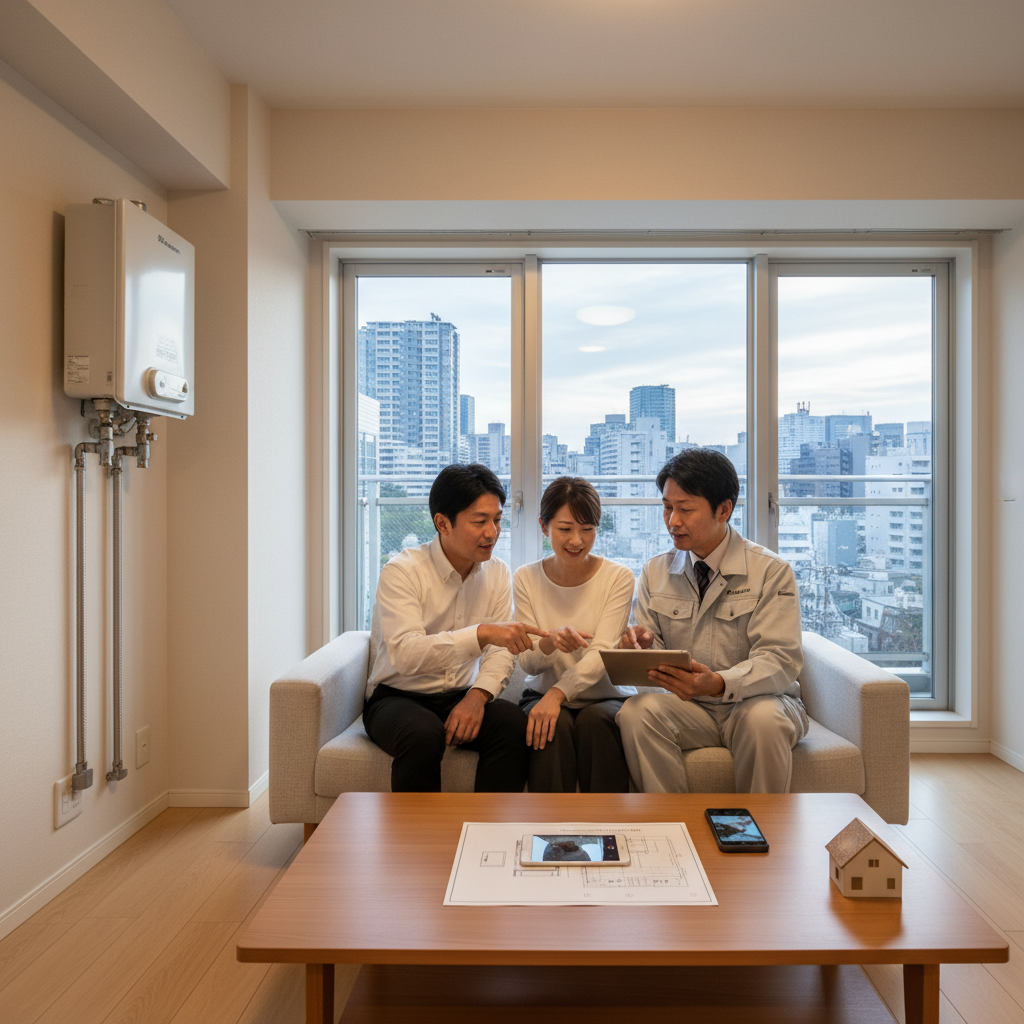 見積もりから施工完了までのステップに関する画像