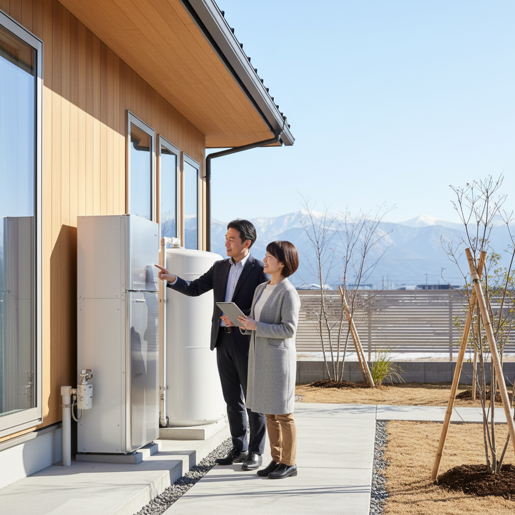 リフォーム燕市で人気のエコキュート導入に関する画像