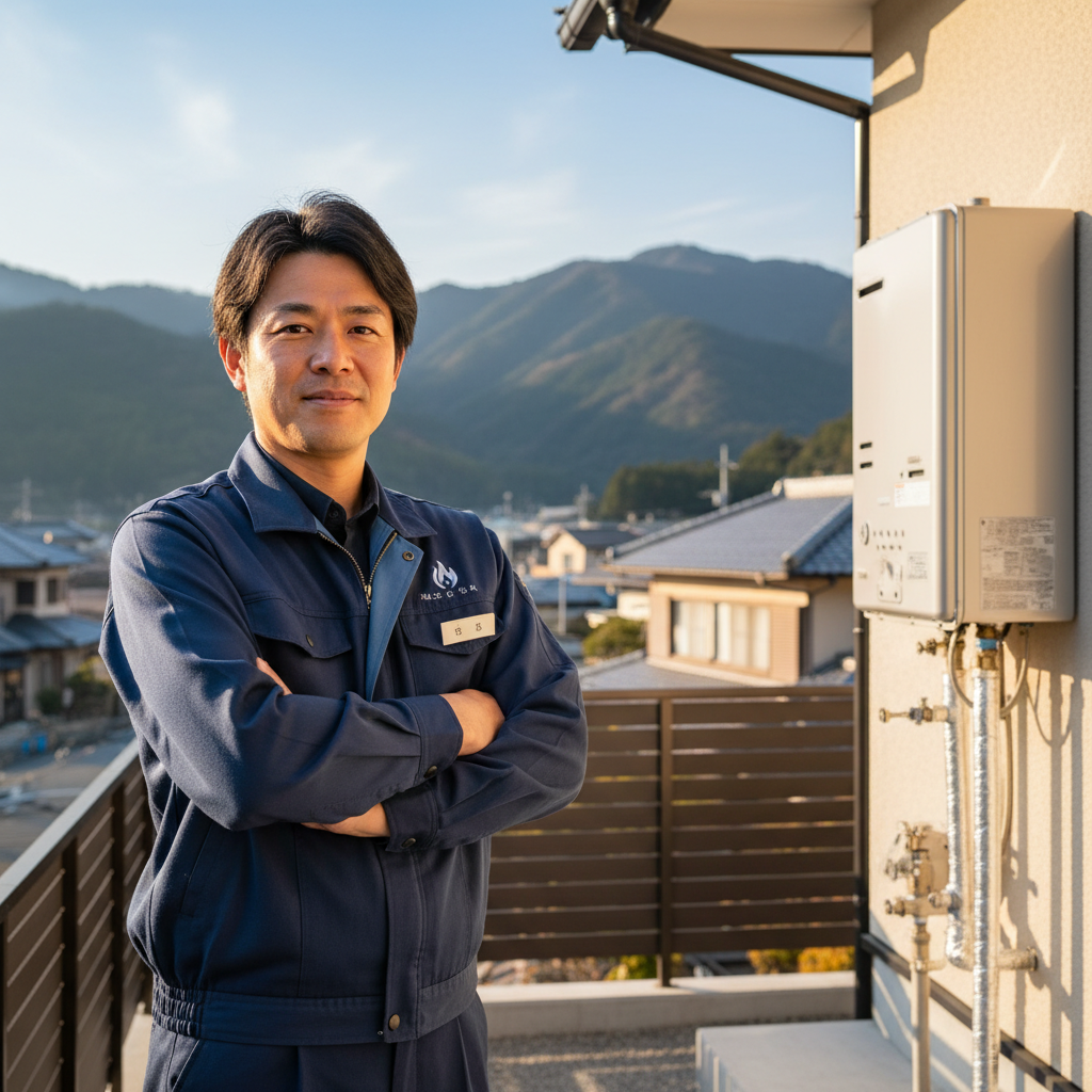 新潟の給湯器・ボイラー専門の職人