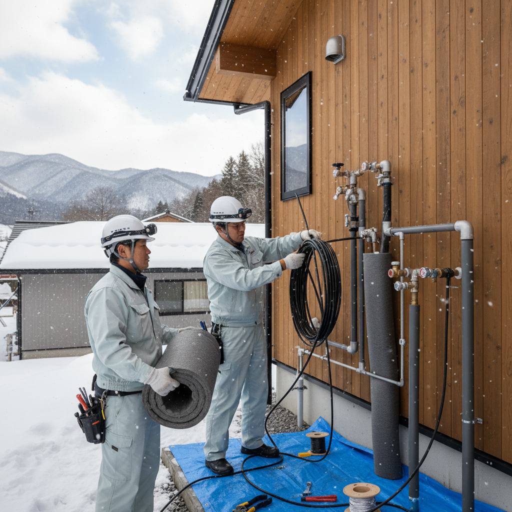 標準工事費と寒冷地特有の追加費用に関する画像