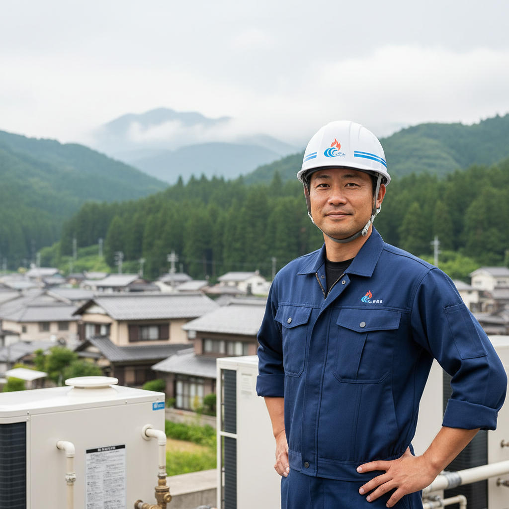 新潟の給湯器・ボイラー専門の職人