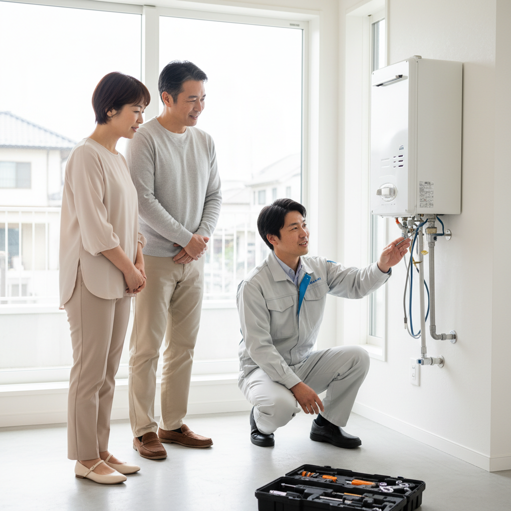 給湯器の交換はどこに頼めばいいですか？に関する画像