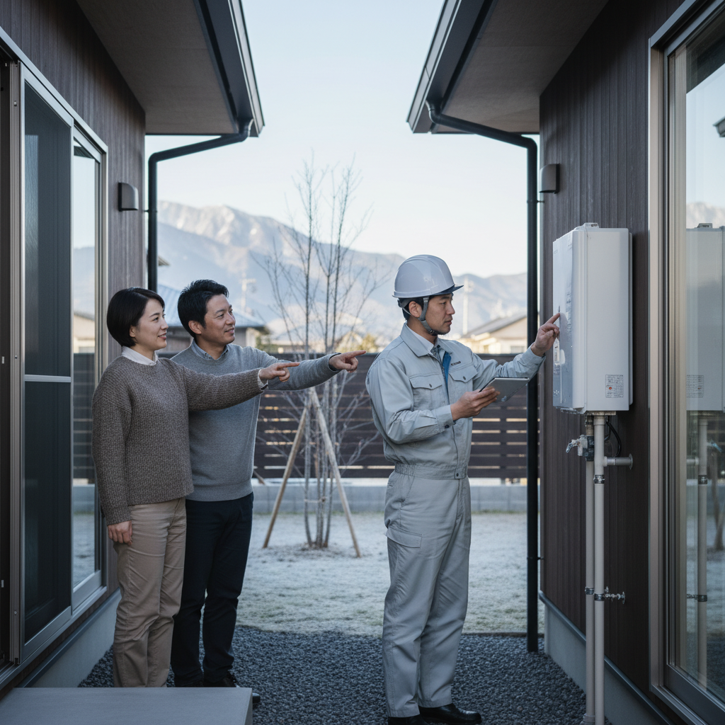八街市で安心・安全な給湯器交換をするためにに関する画像