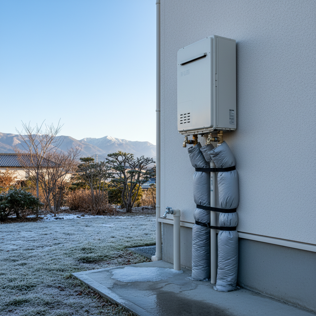 冬場の凍結対策と内陸特有の注意点に関する画像