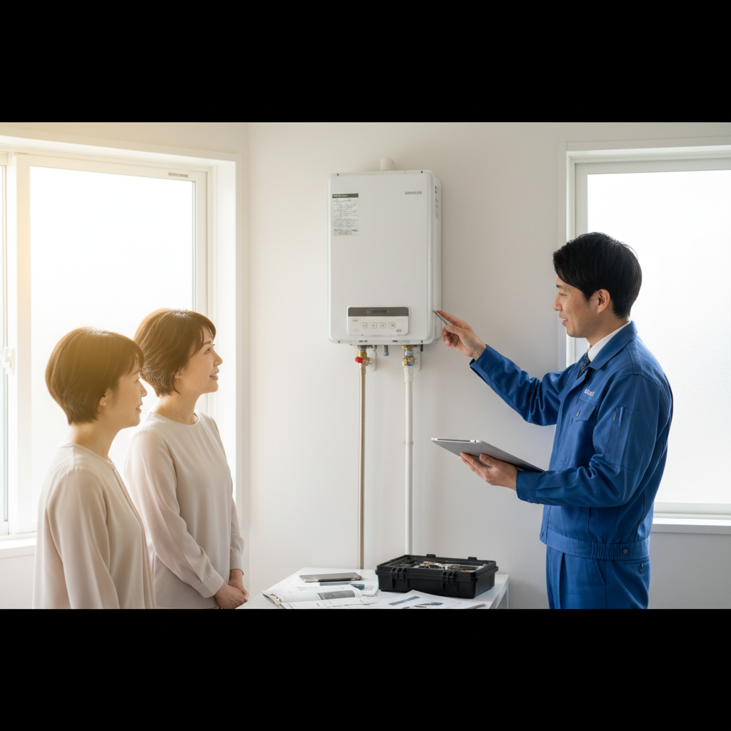 給湯器の交換はどこに頼めばいいですか？に関する画像